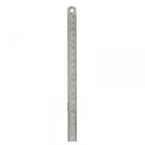 Stainless steel scale 12"